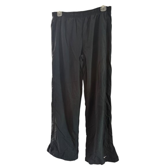 Nike Women's Active Black Pants With Side Zippers & Elastic Waist - Picture 4 of 8